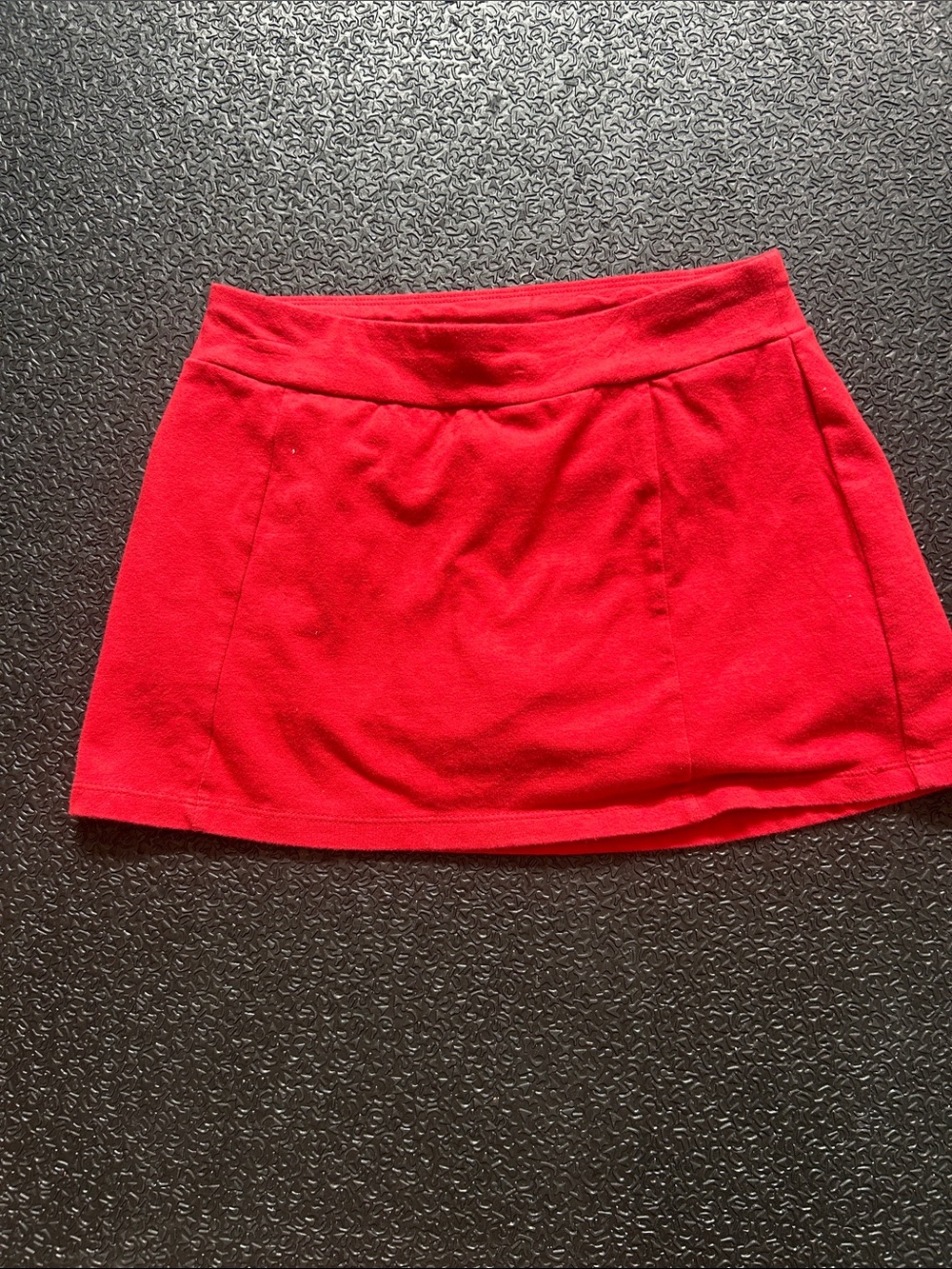 art class Bright Red Knit Mini Skirt